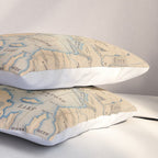 Vintage Map of Yellowstone National Park (1889) Pillow Sham Gallery Image 3