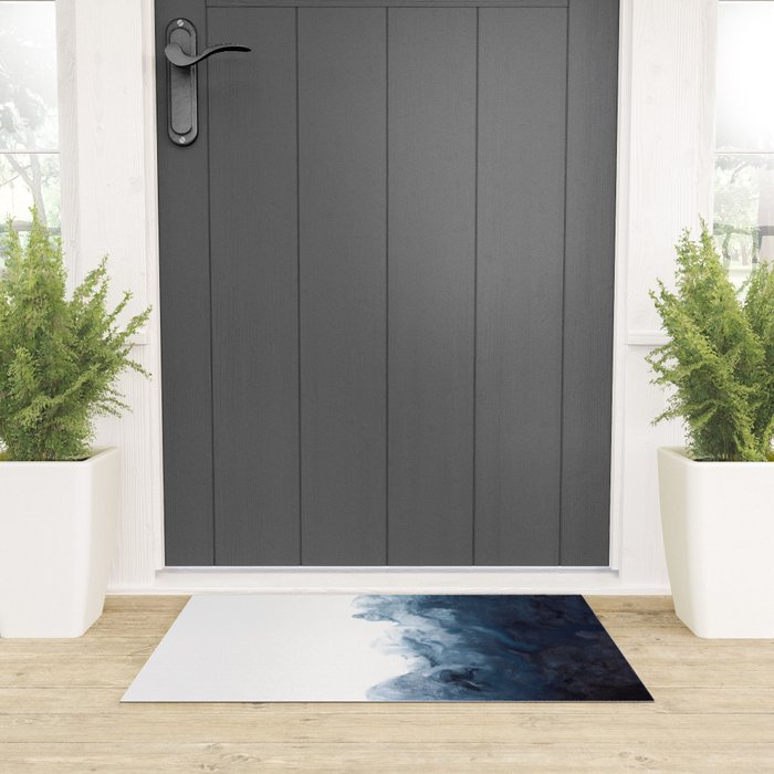 Indigo Depths No. 2 Welcome Mat Gallery Image 3