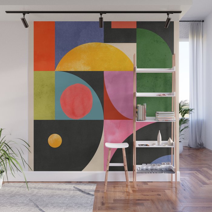 Geometric Shapes 150 Wall Mural Gallery Image 1