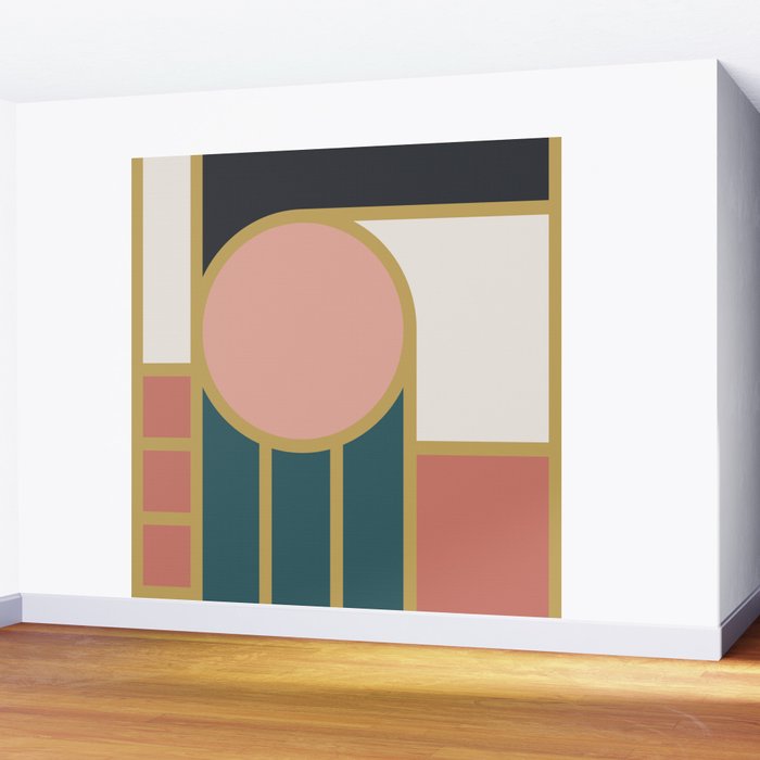 Maximalist Geometric 04 Wall Mural Gallery Image 2