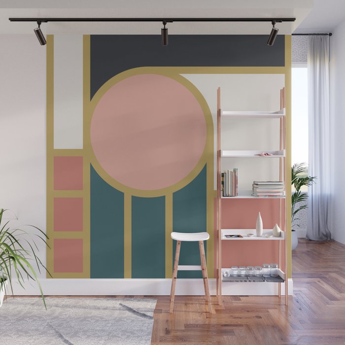 Maximalist Geometric 04 Wall Mural Gallery Image 1