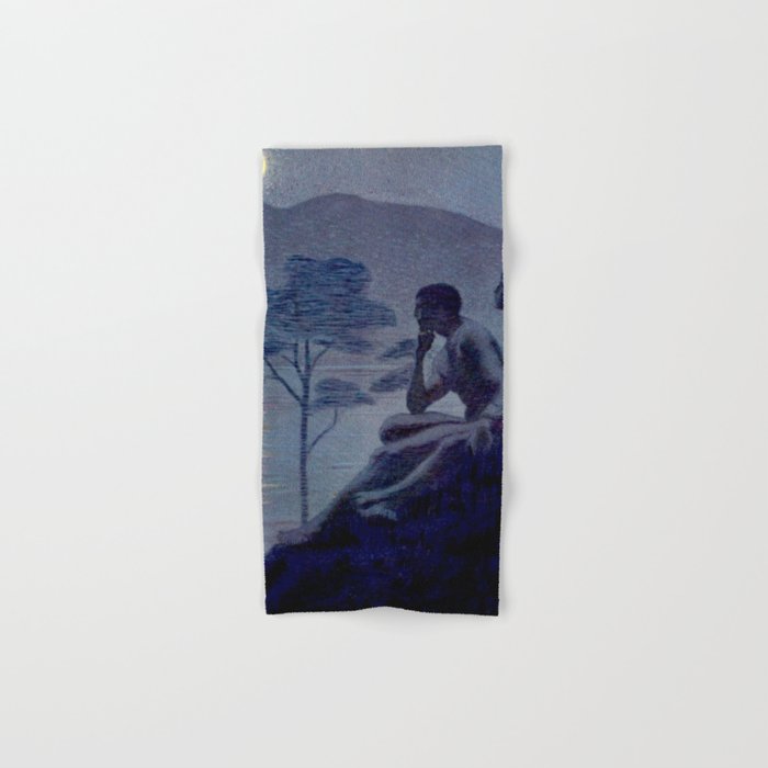 "Give me nights perfectly quiet...and I looking up at the stars" Leaves of Grass by Margaret Cook Bath Towel Gallery Image 1