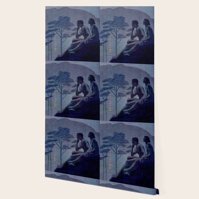 "Give me nights perfectly quiet...and I looking up at the stars" Leaves of Grass by Margaret Cook Wallpaper Gallery Image 2