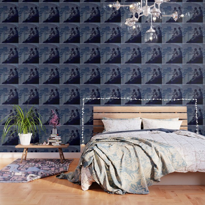 "Give me nights perfectly quiet...and I looking up at the stars" Leaves of Grass by Margaret Cook Wallpaper Gallery Image 1