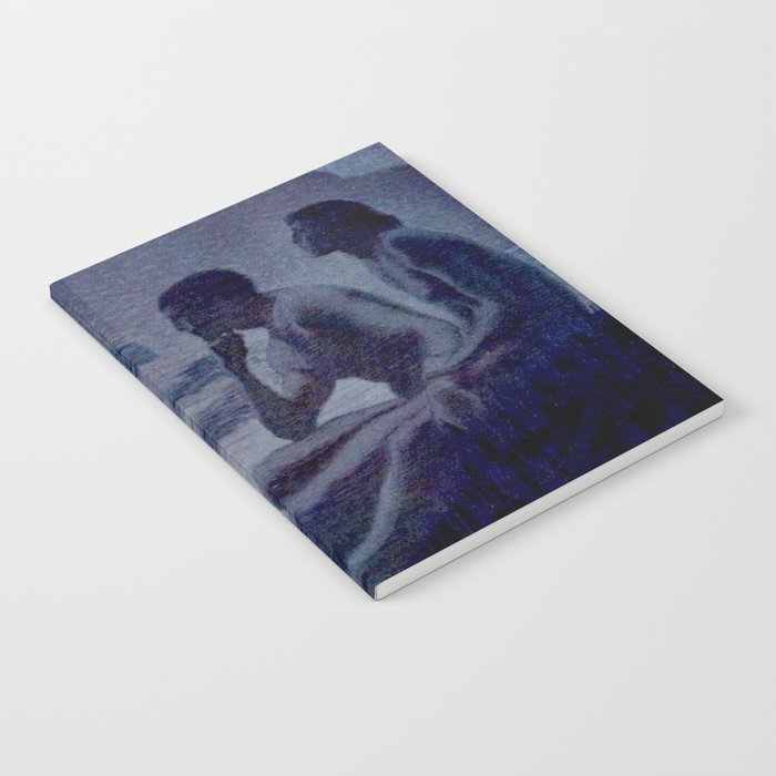 "Give me nights perfectly quiet...and I looking up at the stars" Leaves of Grass by Margaret Cook Notebook Gallery Image 2