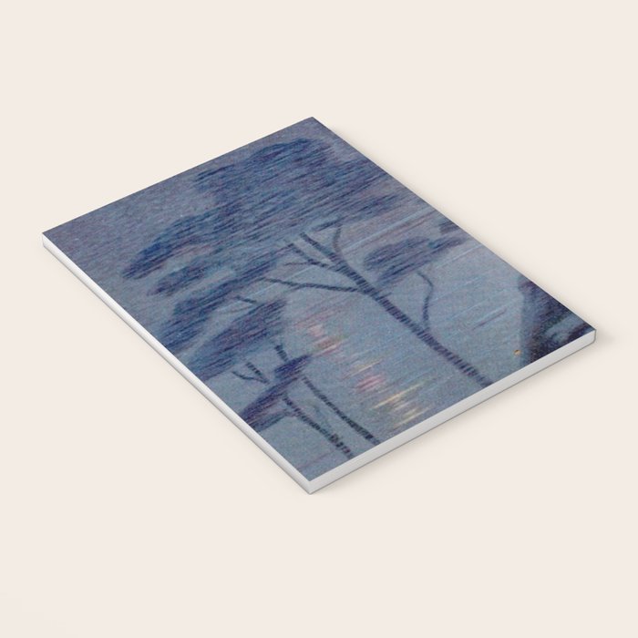 "Give me nights perfectly quiet...and I looking up at the stars" Leaves of Grass by Margaret Cook Notebook Gallery Image 3