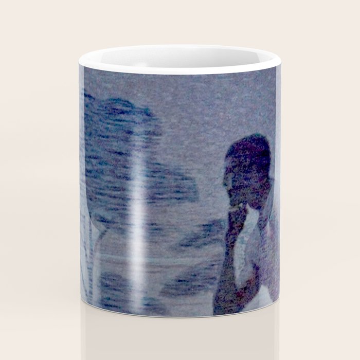 "Give me nights perfectly quiet...and I looking up at the stars" Leaves of Grass by Margaret Cook Coffee Mug Gallery Image 4