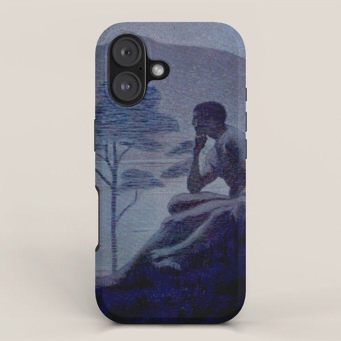 "Give me nights perfectly quiet...and I looking up at the stars" Leaves of Grass by Margaret Cook iPhone Case Gallery Image 1