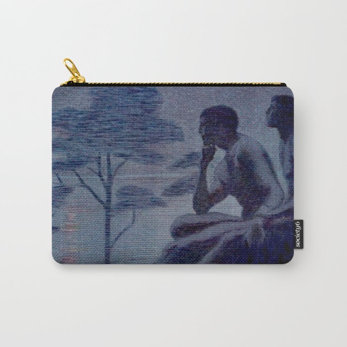 "Give me nights perfectly quiet...and I looking up at the stars" Leaves of Grass by Margaret Cook Carry All Pouch Gallery Image 1