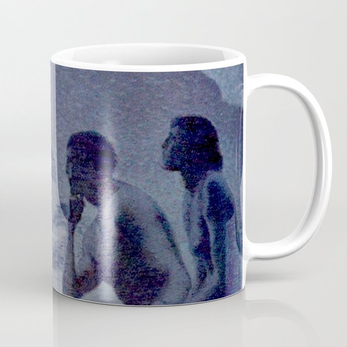 "Give me nights perfectly quiet...and I looking up at the stars" Leaves of Grass by Margaret Cook Coffee Mug Gallery Image 1