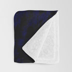 "Give me nights perfectly quiet...and I looking up at the stars" Leaves of Grass by Margaret Cook Throw Blanket Gallery Image 3