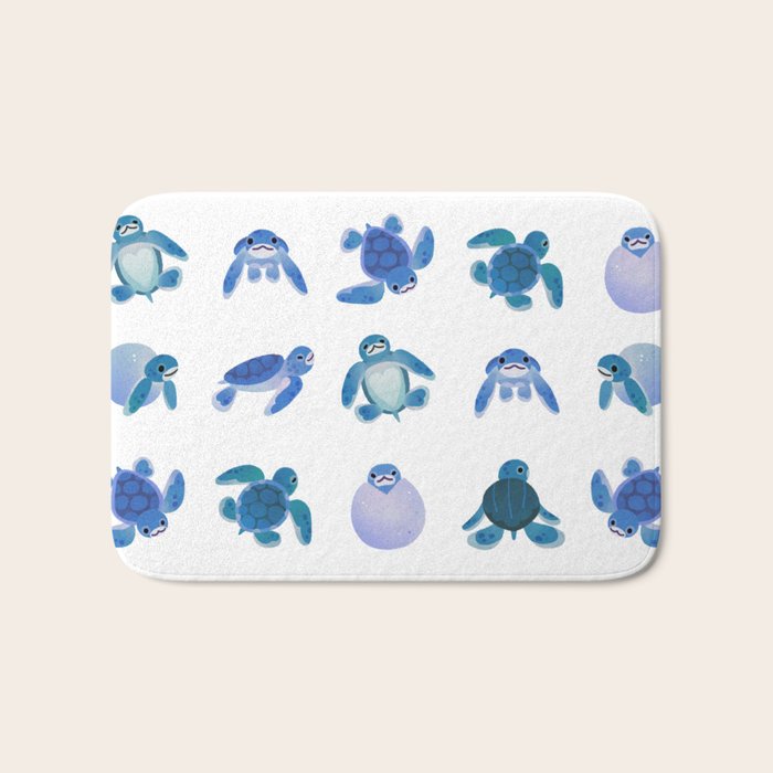 Baby sea turtles Bath Mat Gallery Image 1