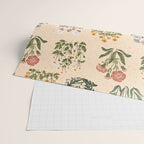 Wild Flowers ~ vol4. ~ light  vintage inspired botanical Wrapping Paper Gallery Image 2