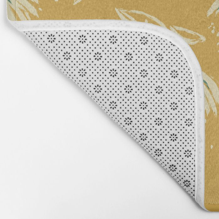 Sketchy Dandelions Bath Mat Gallery Image 2