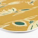 Sketchy Dandelions Bath Mat Gallery Image 3