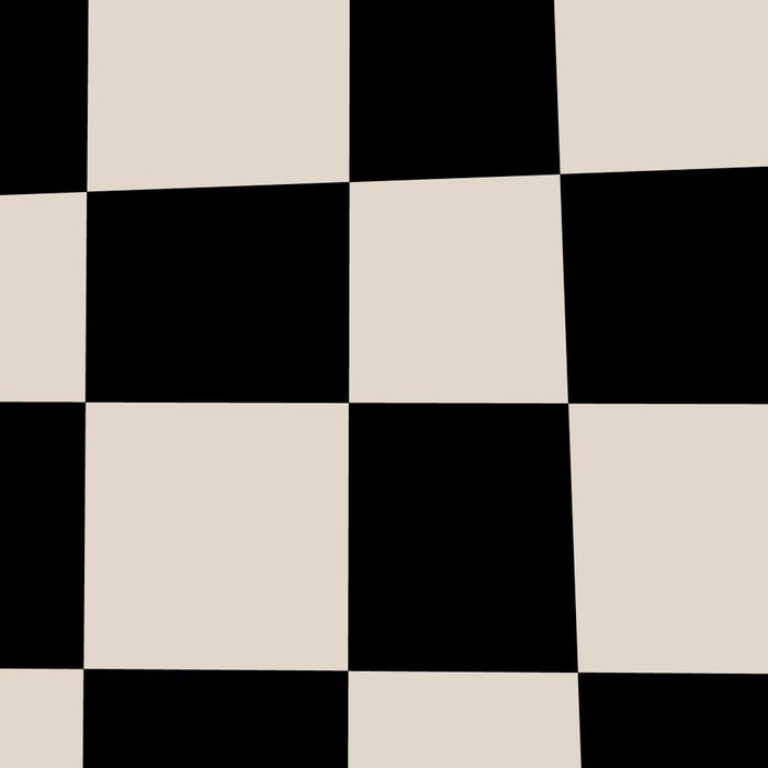 Abstract Checker Pattern 224 Black and Linen White Coffee Mug Gallery Image 2