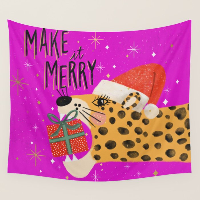 Make it merry Wall Tapestry Gallery Image 1