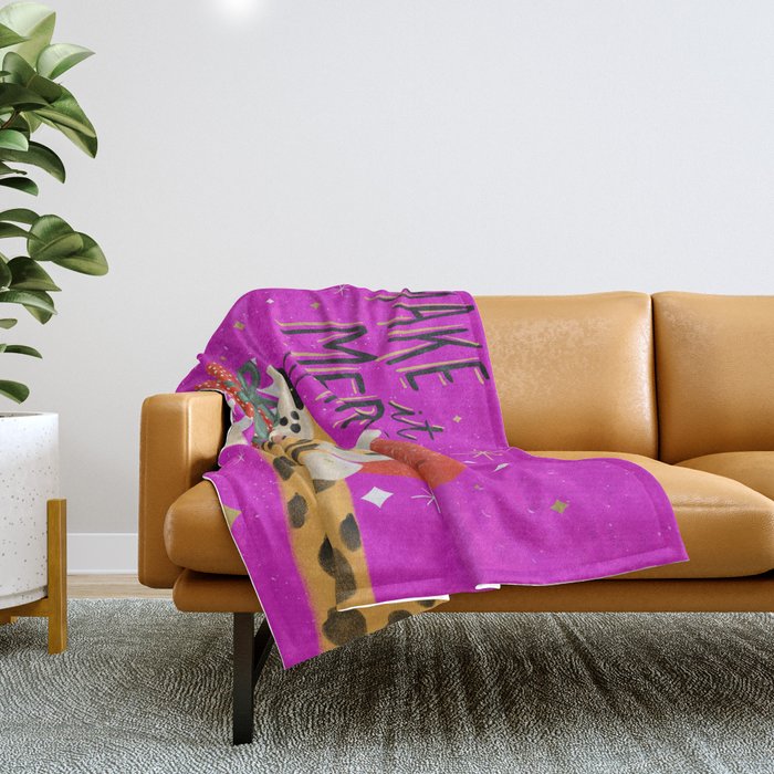 Make it merry Throw Blanket Gallery Image 1