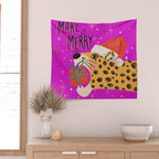 Make it merry Wall Tapestry Gallery Image 2