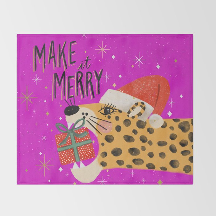 Make it merry Throw Blanket Gallery Image 2
