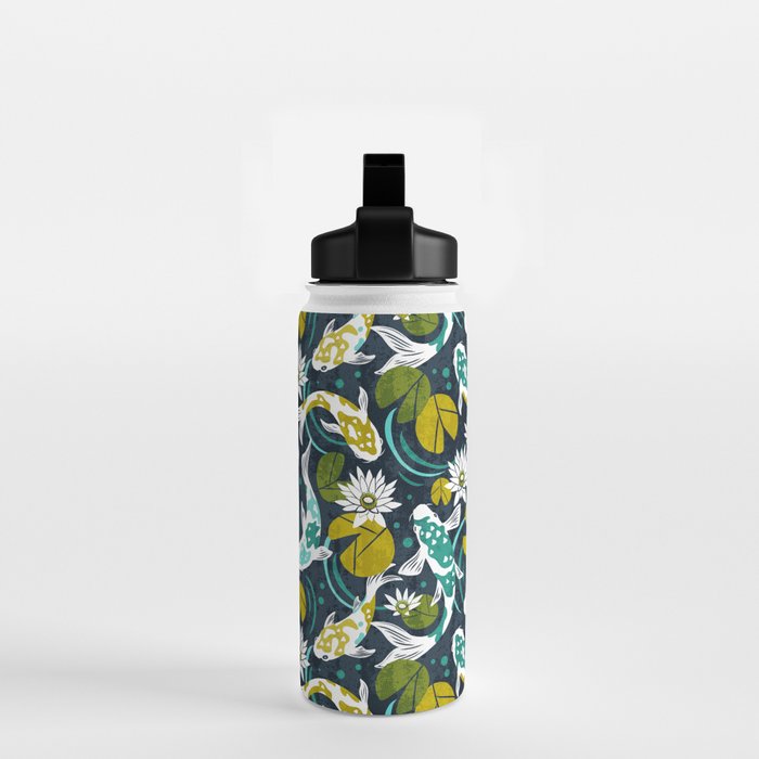 Koi Pond - Green Water Bottle Gallery Image 2