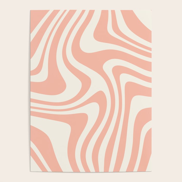 Abstract Wavy Stripes XLI Poster Gallery Image 4