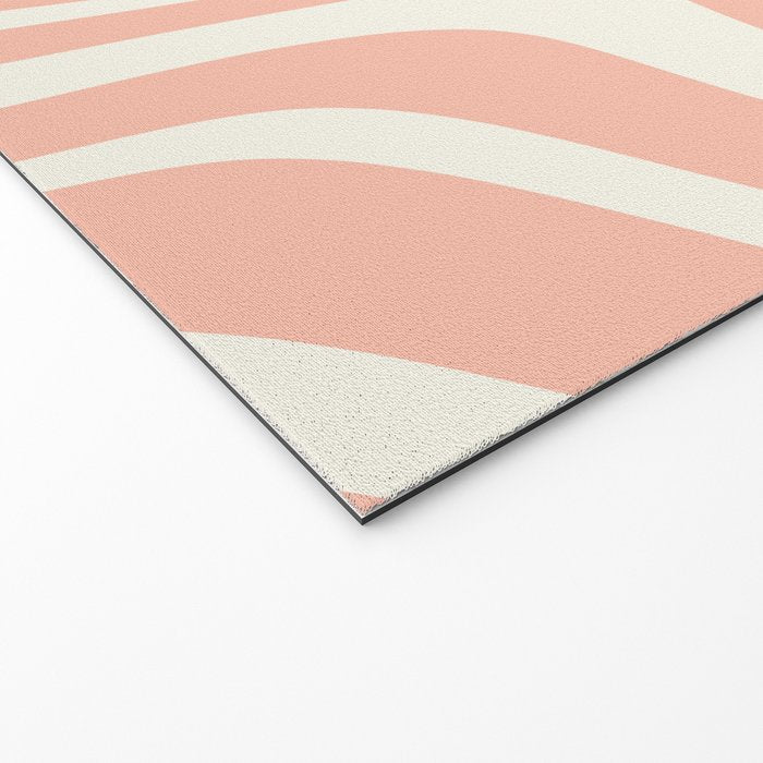 Abstract Wavy Stripes XLI Welcome Mat Gallery Image 2