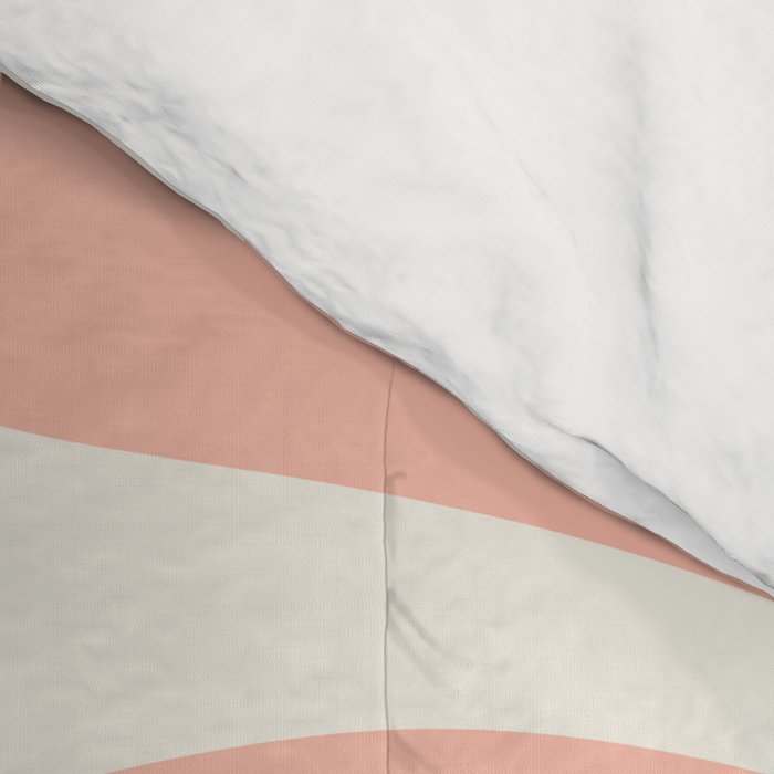 Abstract Wavy Stripes XLI Comforter Gallery Image 4