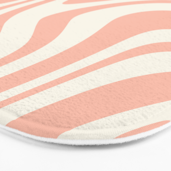 Abstract Wavy Stripes XLI Bath Mat Gallery Image 3