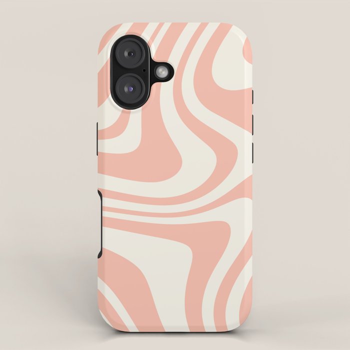 Abstract Wavy Stripes XLI iPhone Case Gallery Image 1