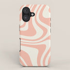 Abstract Wavy Stripes XLI iPhone Case Gallery Image 1