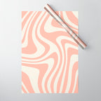 Abstract Wavy Stripes XLI Wrapping Paper Gallery Image 1