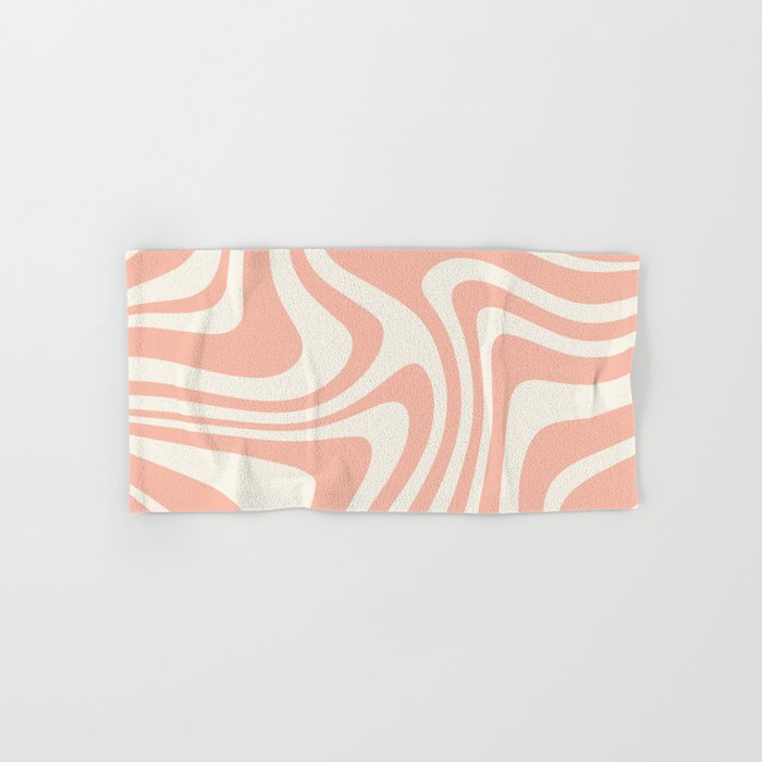 Abstract Wavy Stripes XLI Bath Towel Gallery Image 1