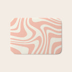 Abstract Wavy Stripes XLI Bath Mat Gallery Image 1