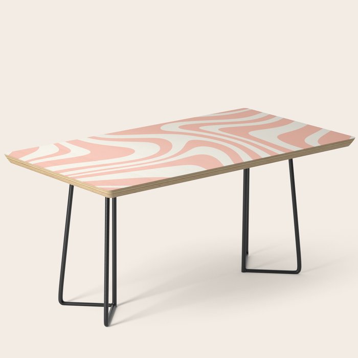 Abstract Wavy Stripes XLI Coffee Table Gallery Image 1