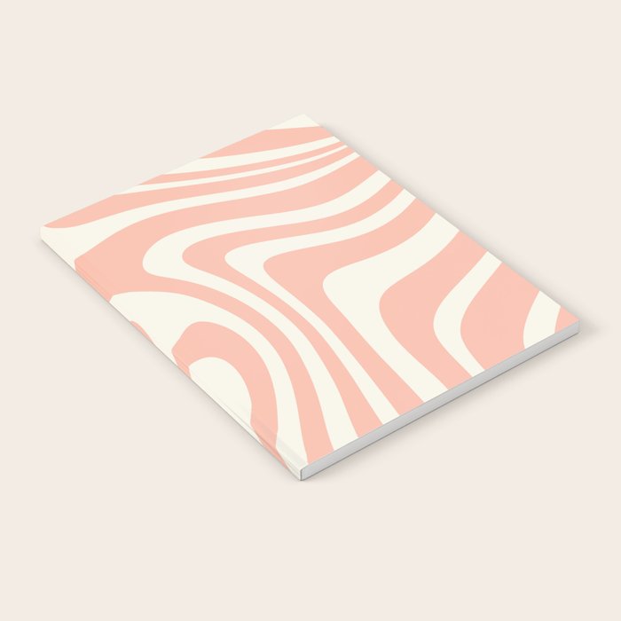 Abstract Wavy Stripes XLI Notebook Gallery Image 2