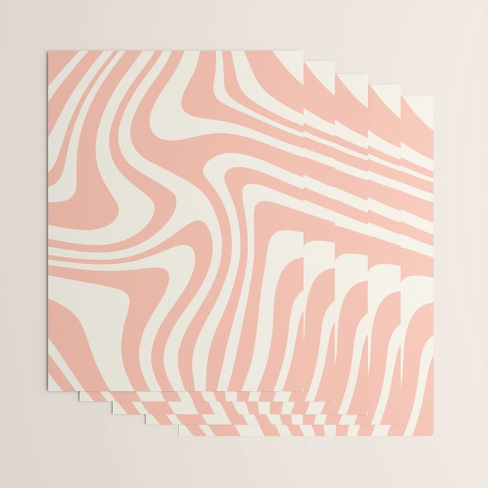 Abstract Wavy Stripes XLI Wrapping Paper Gallery Image 3