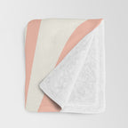 Abstract Wavy Stripes XLI Throw Blanket Gallery Image 3