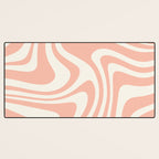 Abstract Wavy Stripes XLI Desk Mat Gallery Image 3