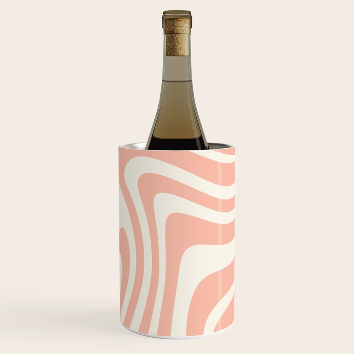 Abstract Wavy Stripes XLI Wine Chiller Gallery Image 3