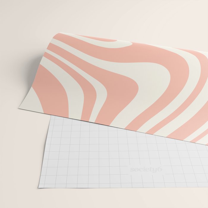 Abstract Wavy Stripes XLI Wrapping Paper Gallery Image 2