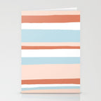 mesa, desert pastel stripes Stationery Card Gallery Image 2