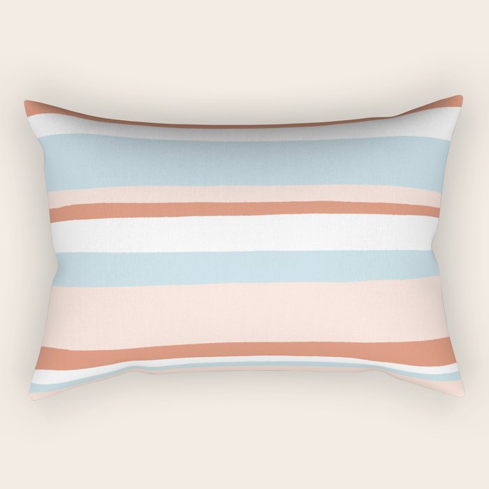 mesa, desert pastel stripes Rectangular Pillow Gallery Image 2