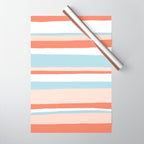 mesa, desert pastel stripes Wrapping Paper Gallery Image 1
