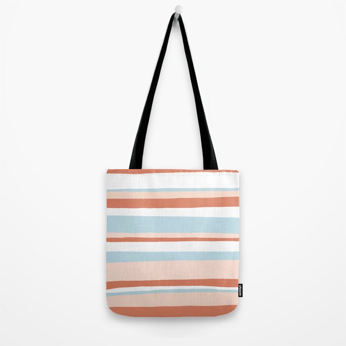 mesa, desert pastel stripes Tote Bag Gallery Image 2