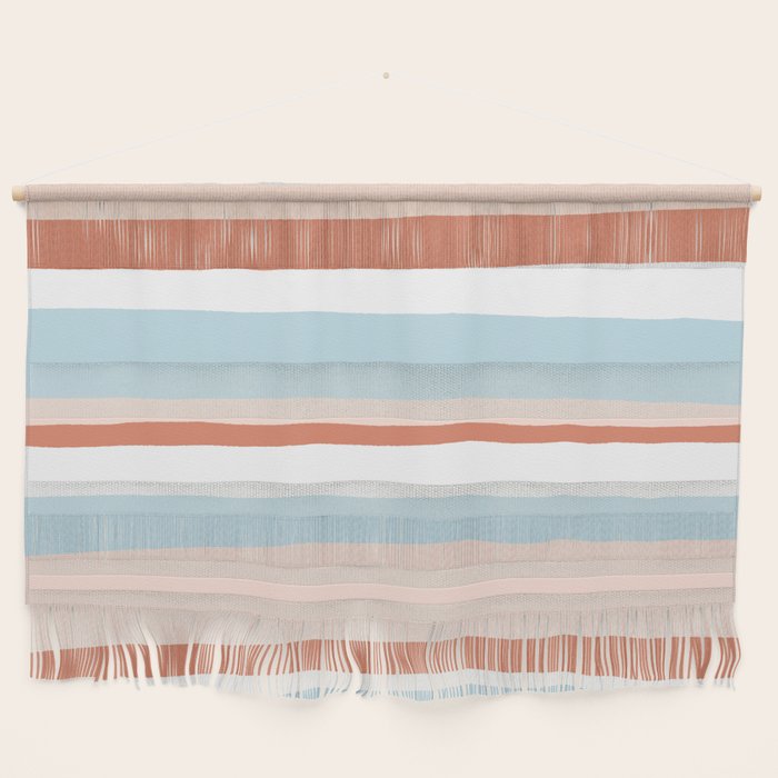 mesa, desert pastel stripes Wall Hanging Gallery Image 1