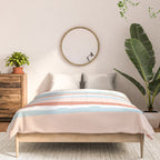mesa, desert pastel stripes Comforter Gallery Image 3