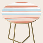 mesa, desert pastel stripes Side Table Gallery Image 2