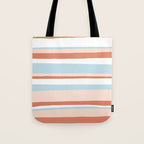 mesa, desert pastel stripes Tote Bag Gallery Image 1
