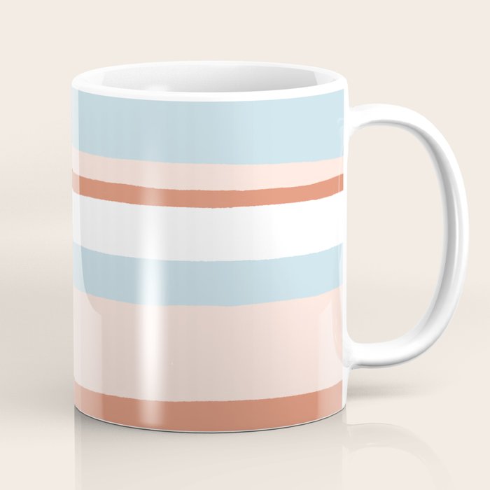 mesa, desert pastel stripes Coffee Mug Gallery Image 1